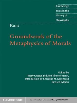 Cover of the book Kant: Groundwork of the Metaphysics of Morals by Eric Weiskott