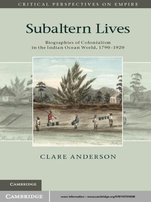 Cover of the book Subaltern Lives by Spencer Piston