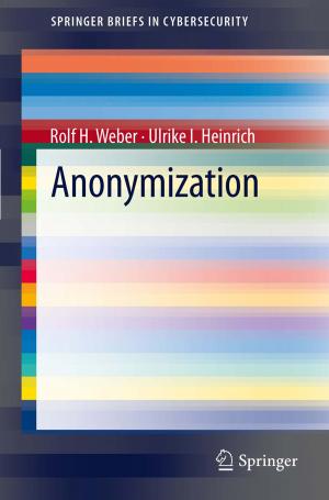 Cover of the book Anonymization by Lars Grüne, Jürgen Pannek