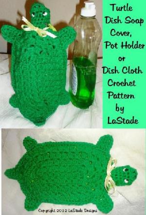 Cover of the book Turtle DIsh Soap Cover, Hot Pad or Dish Cloth Crochet Pattern by Lori Stade