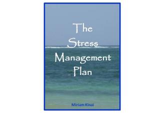 Book cover of The Stress Management Plan