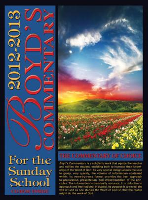 bigCover of the book Boyd's Commentary 2012-2013 by 