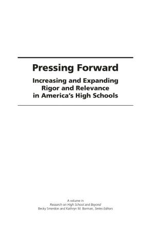 Cover of the book Pressing Forward by Ronald W. Evans, David W. Saxe