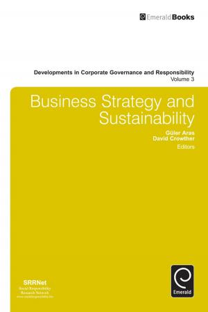 Cover of the book Business Strategy and Sustainability by Francesca Spigarelli, Louise Curran, Alessia Arteconi