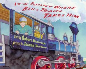 Book cover of It's Funny Where Ben's Train Takes Him