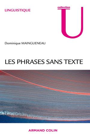 Cover of the book Phrases sans texte by Dominique Borne