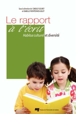 Cover of Le rapport à l'écrit