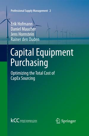 Cover of the book Capital Equipment Purchasing by Shankar Sridharan, Gemma Price, Oliver Tann, Marina Hughes, Vivek Muthurangu, Andrew M. Taylor