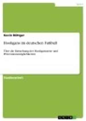 Cover of the book Hooligans im deutschen Fußball by Annika Schmidt