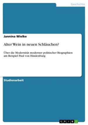 bigCover of the book Alter Wein in neuen Schläuchen? by 