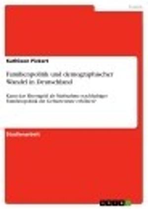Cover of the book Familienpolitik und demographischer Wandel in Deutschland by Christian Wenske