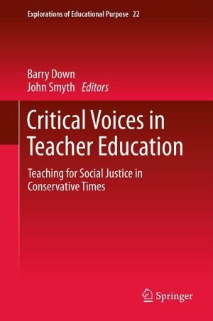 Cover of the book Critical Voices in Teacher Education by John Fry, M. Pollak