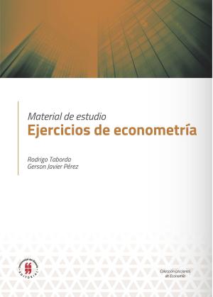 Book cover of Ejercicios de econometría