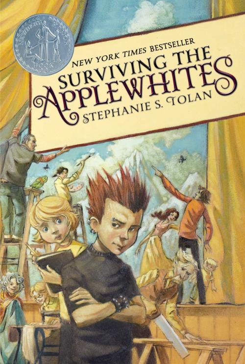 Cover of the book Surviving the Applewhites by Stephanie S. Tolan, HarperCollins