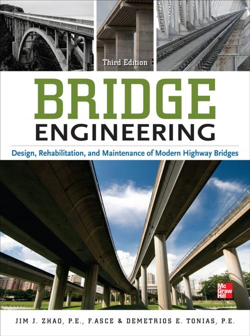 Cover of the book Bridge Engineering, Third Edition by Jim J. Zhao, Demetrios E. Tonias, McGraw-Hill Education