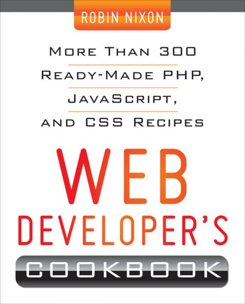 Cover of the book Web Developer's Cookbook by Robin Nixon, McGraw-Hill Education