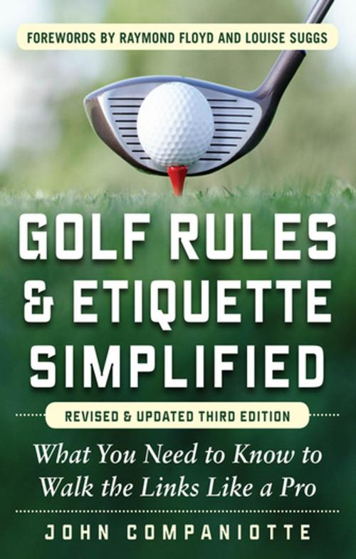 Cover of the book Golf Rules & Etiquette Simplified, 3rd Edition by John Companiotte, McGraw-Hill Education