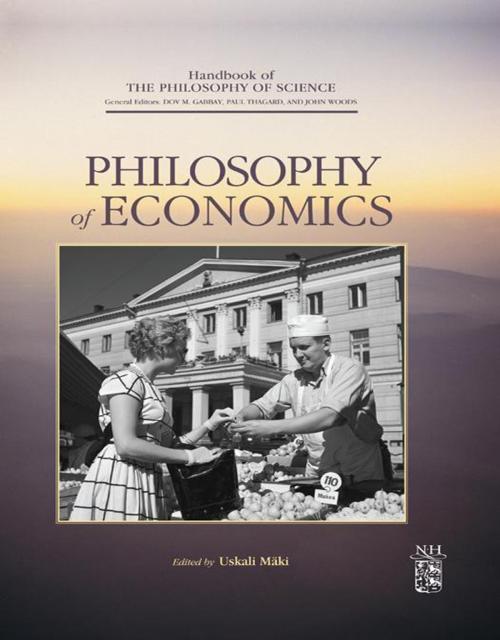 Cover of the book Philosophy of Economics by Uskali Mäki, John Woods, Dov M. Gabbay, Paul Thagard, Elsevier Science