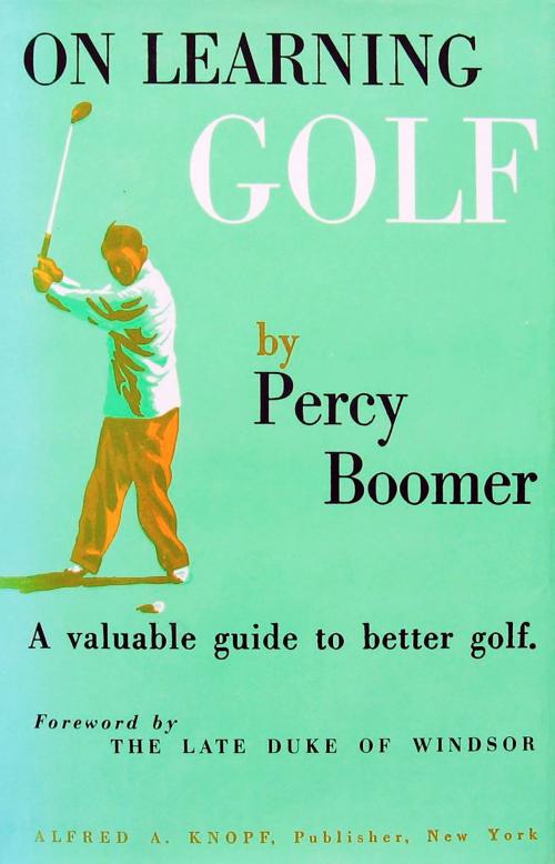 Cover of the book On Learning Golf by Percy Boomer, Knopf Doubleday Publishing Group