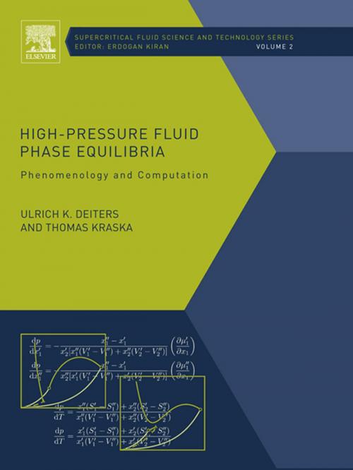 Cover of the book High-Pressure Fluid Phase Equilibria by Ulrich K Deiters, Thomas Kraska, Elsevier Science