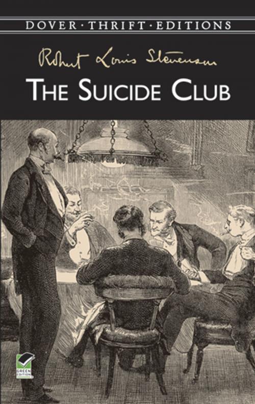 Cover of the book The Suicide Club by Robert Louis Stevenson, Dover Publications