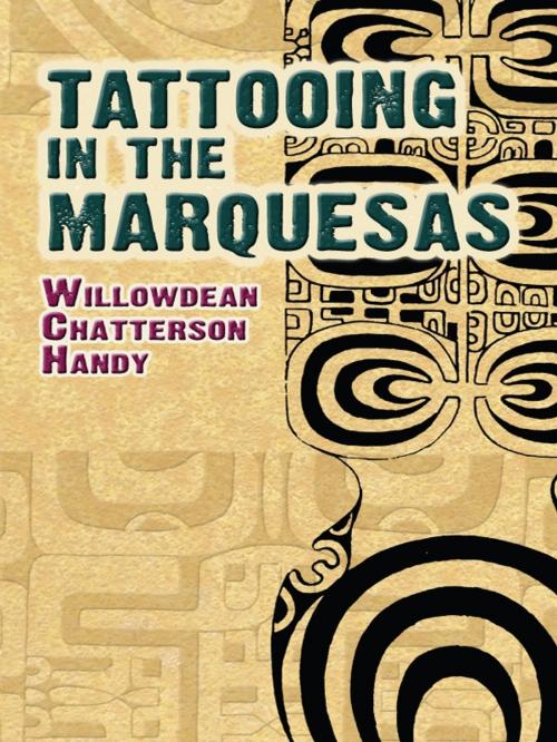 Cover of the book Tattooing in the Marquesas by Willowdean Chatterson Handy, Dover Publications