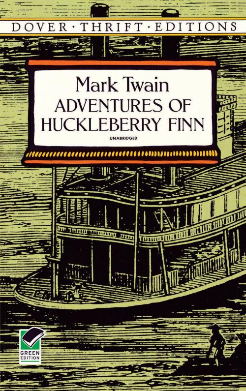 Cover of the book Adventures of Huckleberry Finn by Mark Twain, Dover Publications