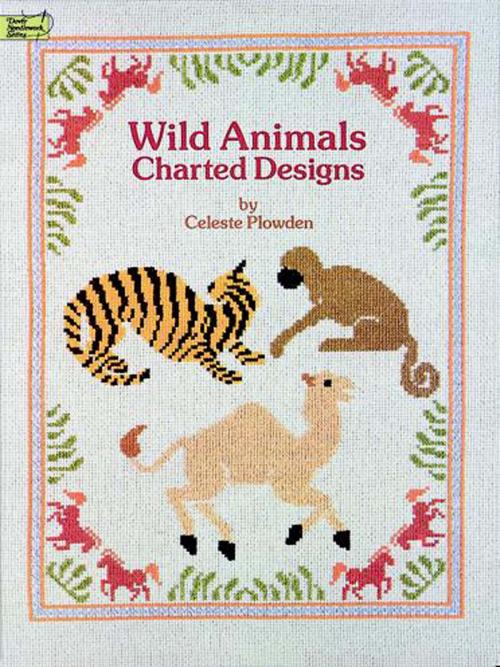 Cover of the book Wild Animals Charted Designs by Celeste Plowden, Dover Publications