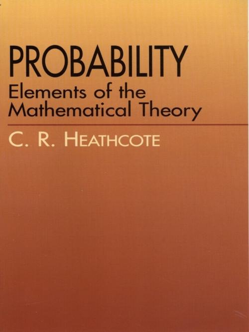 Cover of the book Probability by C. R. Heathcote, Dover Publications