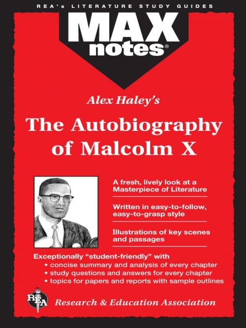 Cover of the book The Autobiography of Malcolm X as told to Alex Haley (MAXNotes Literature Guides) by Anita Aboulafia, Research & Education Association
