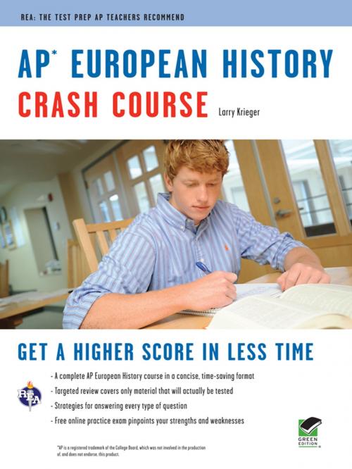 Cover of the book AP European History Crash Course by Larry Krieger, Research & Education Association