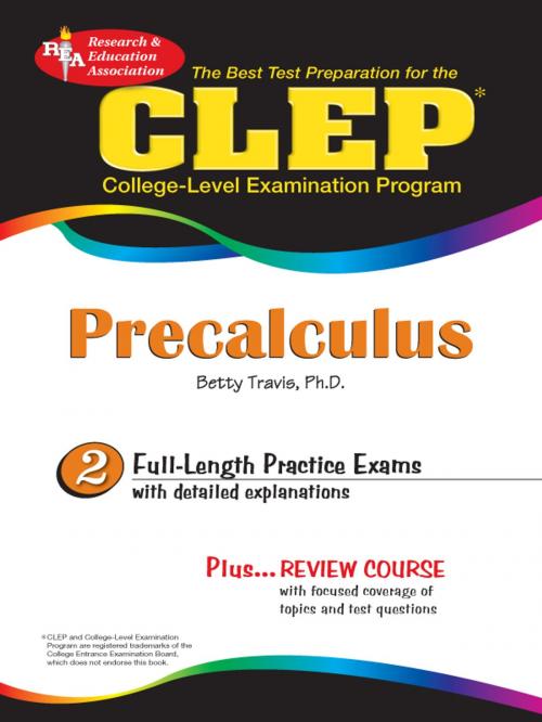 Cover of the book CLEP Precalculus by Betty Travis, Research & Education Association