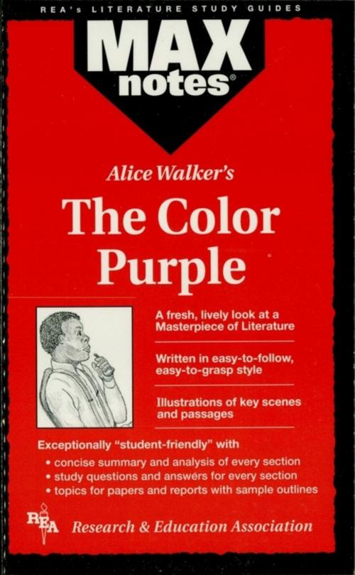 Cover of the book The Color Purple (MAXNotes Literature Guides) by Christopher Hubert, Research & Education Association