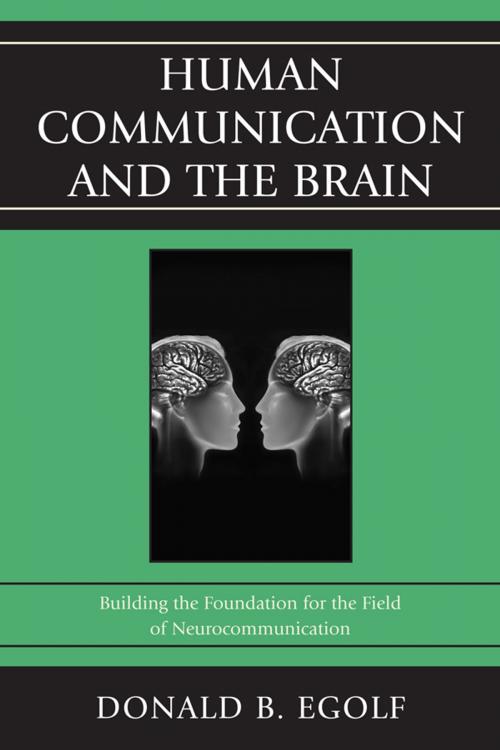 Cover of the book Human Communication and the Brain by Donald B. Egolf, Lexington Books