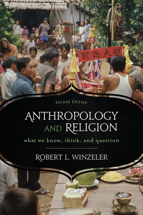 Cover of the book Anthropology and Religion by Robert L. Winzeler, AltaMira Press