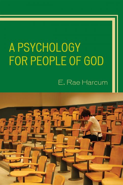 Cover of the book A Psychology for People of God by E. Rae Harcum, Hamilton Books
