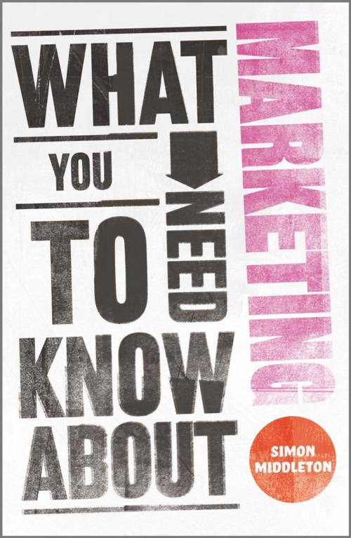 Cover of the book What You Need to Know About Marketing by Simon Middleton, Wiley