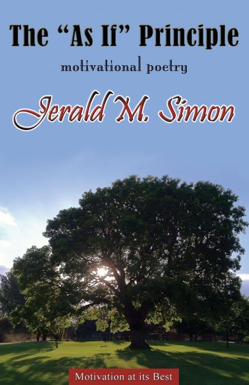 Cover of the book The "As If" Principle by Jerald M. Simon, Music Motivation®