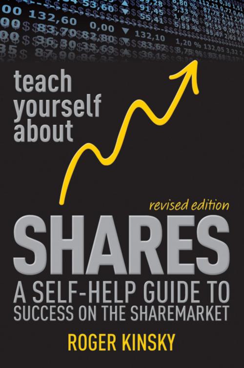 Cover of the book Teach Yourself About Shares by Roger Kinsky, Wiley