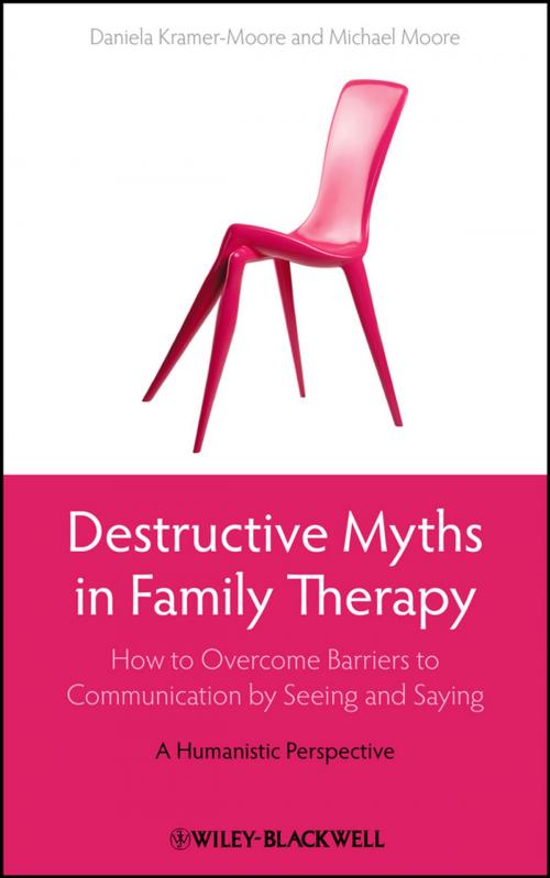 Cover of the book Destructive Myths in Family Therapy by Daniela Kramer-Moore, Michael Moore, Wiley