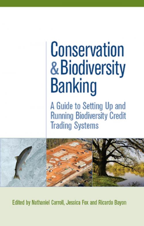Cover of the book Conservation and Biodiversity Banking by Ricardo Bayon, Nathaniel Carroll, Jessica Fox, Taylor and Francis