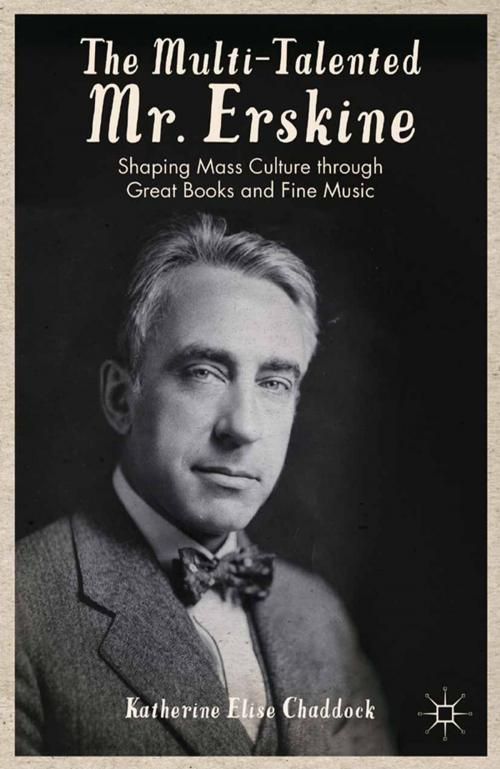 Cover of the book The Multi-Talented Mr. Erskine by K. Chaddock, Palgrave Macmillan US