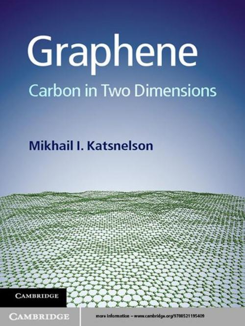 Cover of the book Graphene by Mikhail I. Katsnelson, Cambridge University Press