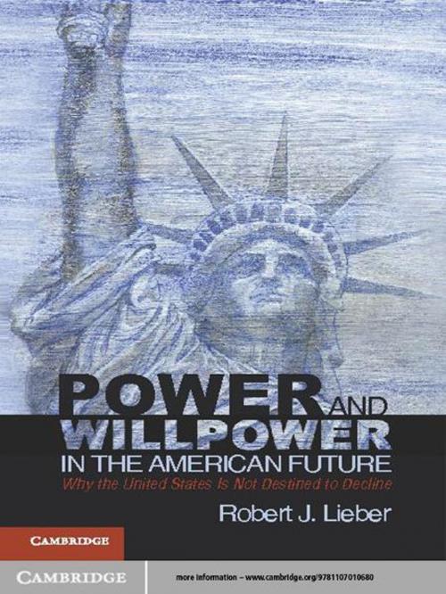 Cover of the book Power and Willpower in the American Future by Robert J. Lieber, Cambridge University Press