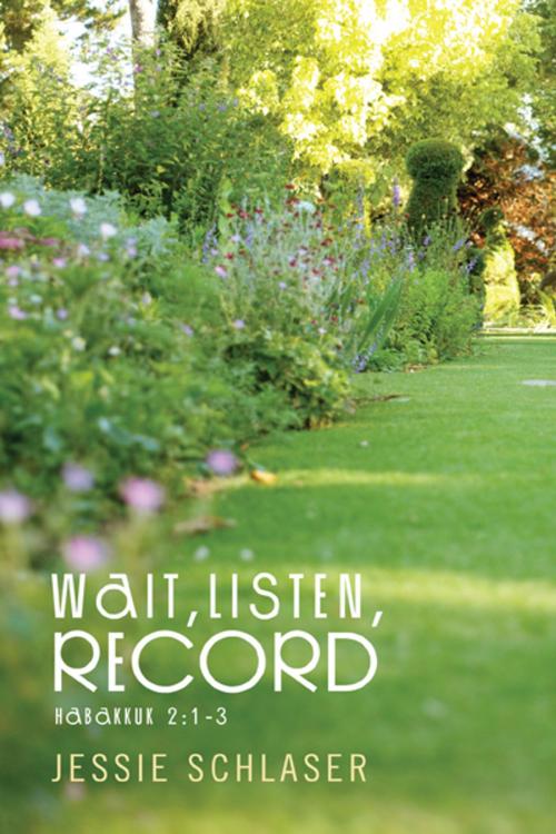 Cover of the book Wait,Listen,Record by Jessie Schlaser, Trafford Publishing