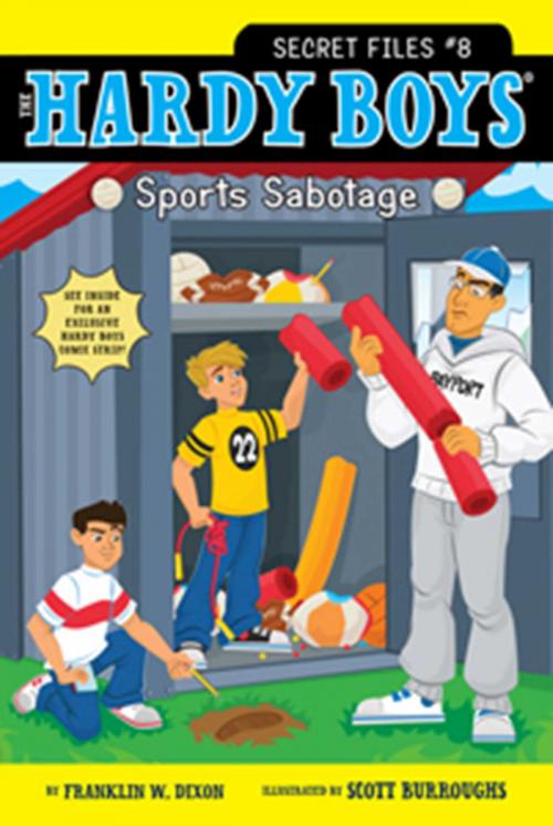 Cover of the book Sports Sabotage by Franklin W. Dixon, Aladdin