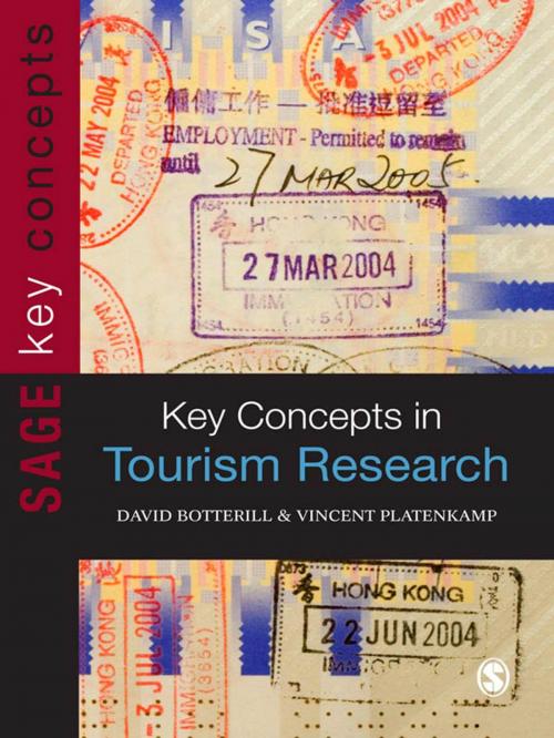 Cover of the book Key Concepts in Tourism Research by Dr David Botterill, Vincent Platenkamp, SAGE Publications