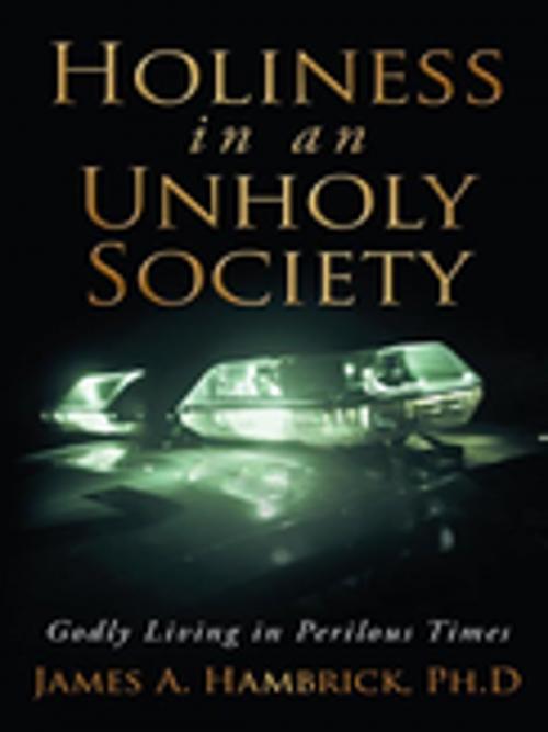 Cover of the book Holiness in an Unholy Society by James A. Hambrick, WestBow Press