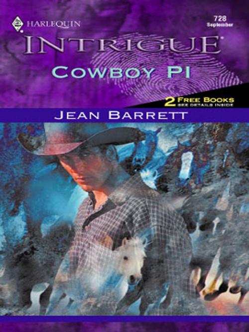 Cover of the book COWBOY PI by Jean Barrett, Harlequin