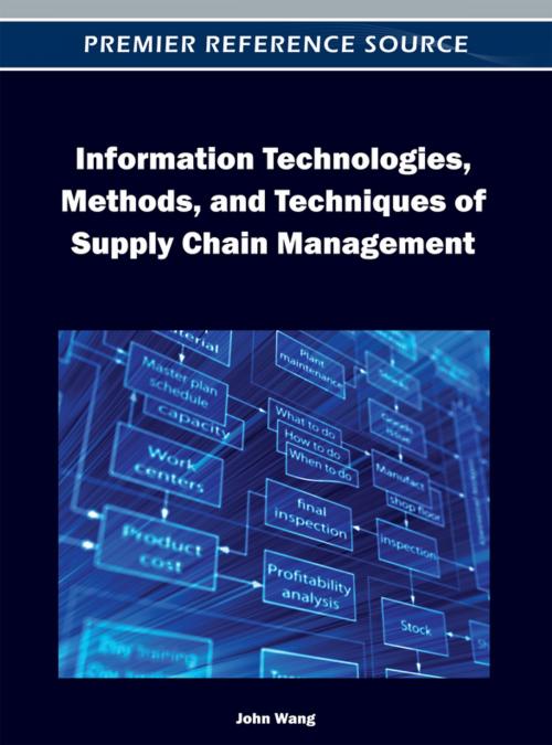 Cover of the book Information Technologies, Methods, and Techniques of Supply Chain Management by , IGI Global